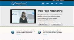 Desktop Screenshot of changedetect.com